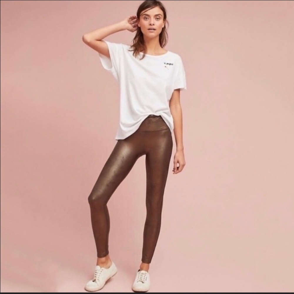 Spanx faux leather leggings